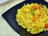 Paneer Capsicum Rice