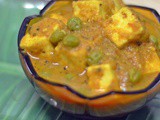 Paneer Matar Masala | Matar Paneer