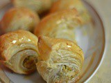 Pistachio Puff Pastry Rolls