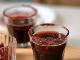 Pomegranate Molasses Margarita {Non-Alcoholic}