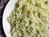 Pudina Matar Pulao | Mint Peas Pilaf