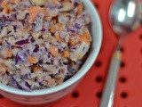 Purple Cabbage Coleslaw/ Salad