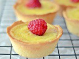 Raspberry Custard Mini Tarts