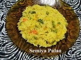 Semiya Vegetable Pulao