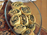 Spinach Labneh Rolls