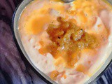 Stewed Pineapple Pudding