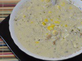 Sweet Corn Chicken Oats Soup