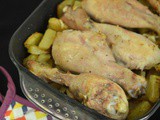 Syrian Oven Roasted Chicken and Potatoes