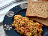 Tofu Bhurji | Spicy Scrambled Tofu