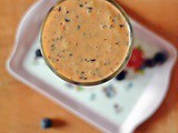 Vegan Papaya Blueberry Smoothie