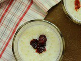 White Chocolate Sago Pudding