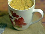 Wholewheat Banana Mug Cake | Microwave Mug Cake