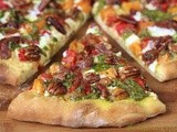 A Café Fall Favorite, Sweet Potato & Pesto Pizza w/ Rosemary Braised Bacon & Rosemary Roasted Potatoes