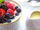 A Delicious Recipe from a Legendary London Restaurant - Chilled Berries w/ White Hot Chocolate Sauce