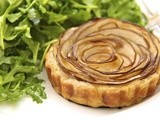 And for the salad course ......... Fontina & Pear Tart w/ Arugula Salad