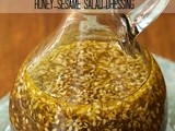 Asian Honey-Sesame Salad Dressing