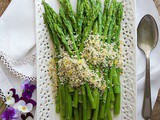 Asparagus with Lemon Parsley Panko