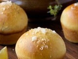 Brioche Dinner Rolls w/ Lemon, Thyme & Sea Salt