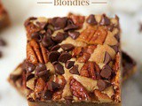 Brown Butter Candied Pecan Blondies