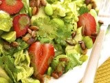 Butter Lettuce Salad w/ Strawberries, Avocado, Edamame, Double Roasted Sweet/Salty Pepitas & Fresh Basil/Ginger Vinaigrette