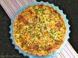 Cheddar Quiche - with Asparagus & Bacon