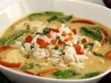 Coconut Curry Chicken Soup - Perfect for a Snowy Day in the French Alps