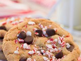 Easy Candy Cane Chocolate Chip Cookies