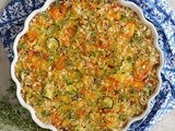 Fresh Corn, Bell Pepper and Zucchini Crustless Quiche