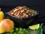 Fresh Pear & Pomegranate Salsa