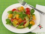 Gaye's Avocado Salad with Tomatoes, Oranges & Vinaigrette Provence