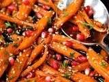 Honey Maple Roasted Carrots