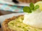 Key Lime Tarts w/ Coconut Pecan Crust