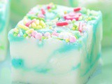 Lemon and White Chocolate Spring Fantasy Fudge