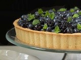 Lemon Cheesecake with Glazed Berries and Shortbread Crust