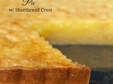 Lemon Chess Tart w/ Shortbread Crust