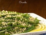 Make Ahead Green Beans with Lemon-Herb Panko Crumbs