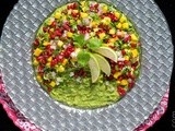 Mango & Pomegranate Guacamole - Deconstructed