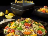 Mediterranean Roasted Vegetable & Pearl Pasta Salad