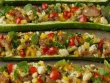 Mediterranean-Style Stuffed Zucchini