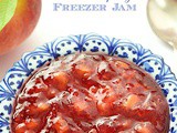 Peach Raspberry Freezer Jam