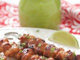 Peruvian Grilled Chicken Skewers