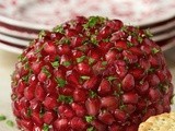 Pomegranate, Parsley and Pecan Cheeseball