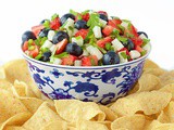 Red, White and Blue Salsa