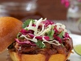 Rosemary Root Beer Slow-Cooked Pork w/ Honey-Lime Slaw