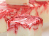 Strawberry Swirled Fantasy Fudge