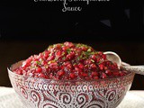 Super Easy, Crazy Delicious Cranberry Pomegranate Sauce