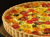 Tomato, Basil and Fresh Mozzarella Tart