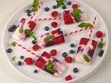 Vanilla Bean Yogurt and Fresh Fruit Pops