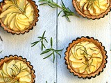 Apple and rosemary tartlets
