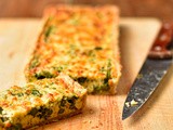 Asparagus, broad bean and Spring herb tart